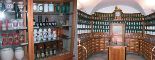 Средневековая аптека-музей в Праге.