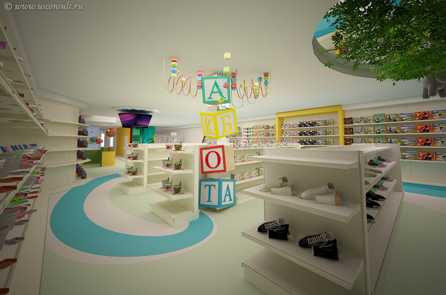 Дизайн магазина игрушек «Акбота»