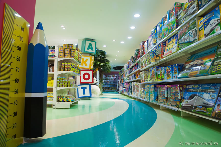 Дизайн магазина игрушек «Акбота»