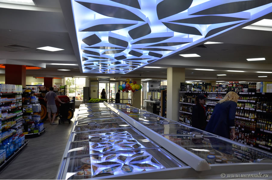 Дизайн деликатесного супермаркета «Астана»